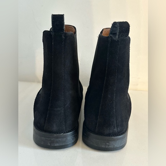 ORO Chelsea Boots Mens Size 10 Black Suede Pull On Ankle Handcrafted - Picture 9 of 13